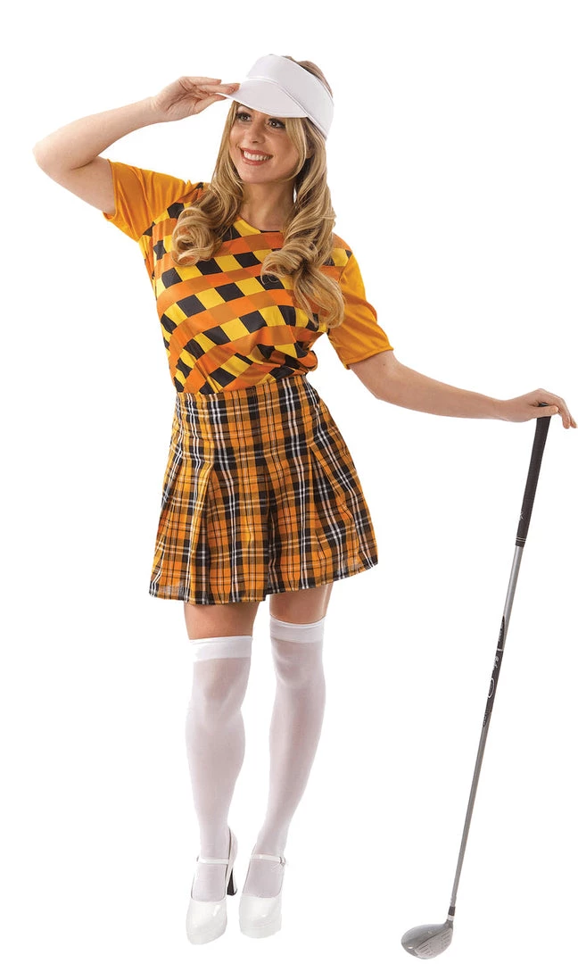 FDW Buy Womens Costumes Buy Golfer Girl Orange 1 FDW Buy Womens Costumes Buy Golfer Girl Orange