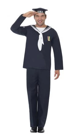 Smiffys Buy Mens Costumes Buy Blue Naval Seaman