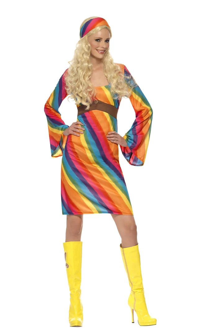 Smiffys Buy Womens Costumes Buy Rainbow Hippie 1 Smiffys Buy Womens Costumes Buy Rainbow Hippie