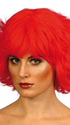 Smiffys Supermodel Wig Bright Red Wigs