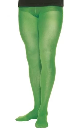 Smiffys Mens Elf Costume Tights Green