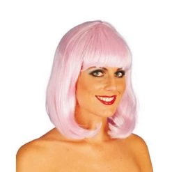 Smiffys Cheerleader Wig Pink