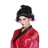 Smiffys Geisha Girl Wig With Pink Flowers