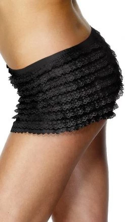 Smiffys Ruffled Panties Black Stockings & Tights