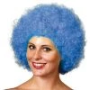 Party Dudes Afro Or Clown Wig Blue