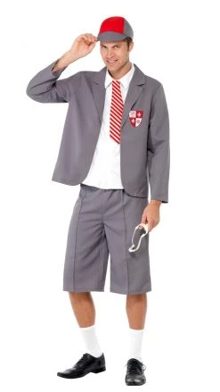 Smiffys Buy Mens Costumes Buy School Boy Grey 7 Smiffys Buy Mens Costumes Buy School Boy Grey