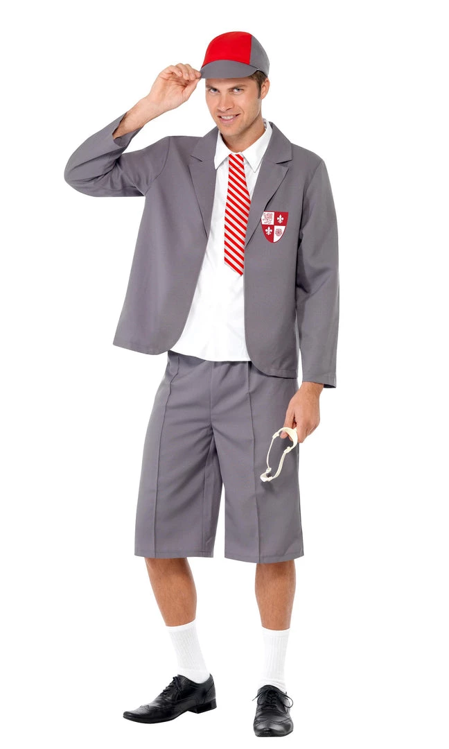 Smiffys Buy Mens Costumes Buy School Boy Grey 4 Smiffys Buy Mens Costumes Buy School Boy Grey
