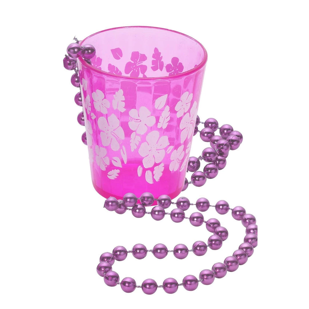 Smiffys Shot Glass On Beads Stags & Hens 2 Smiffys Shot Glass On Beads Stags & Hens