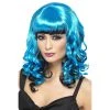 Smiffys Stricken Angel Wig Blue And Black
