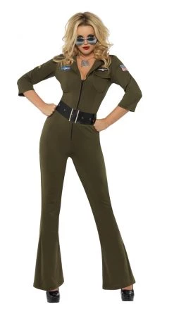 Smiffys Buy Womens Costumes Buy Top Gun Aviator Hottie