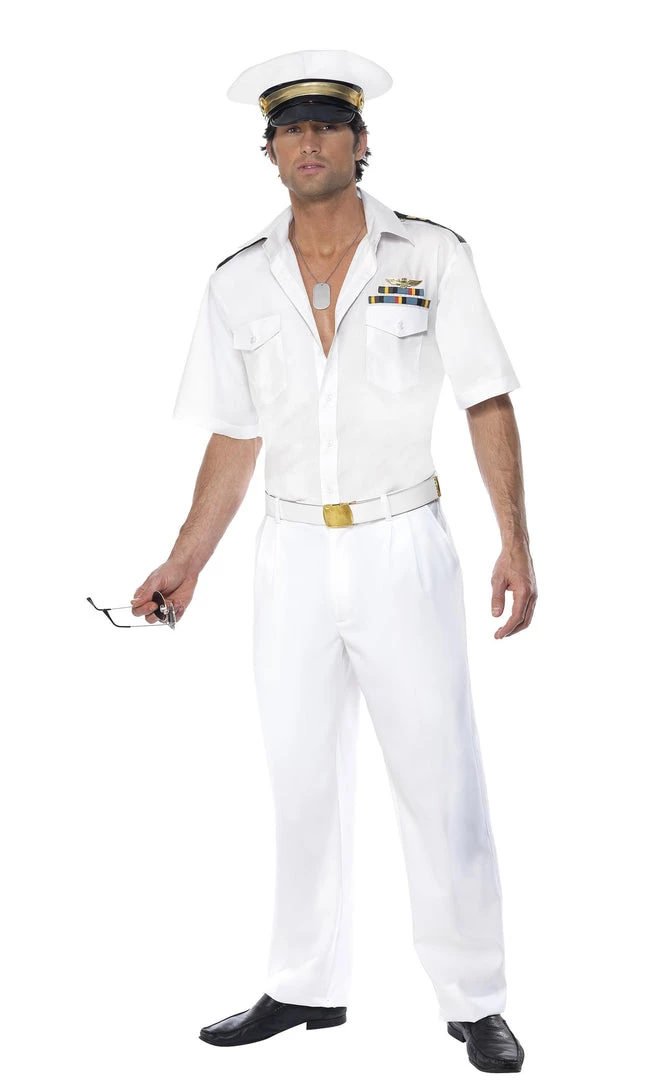 Smiffys Buy Captain Top Gun Buy Mens Costumes 1 Smiffys Buy Captain Top Gun Buy Mens Costumes
