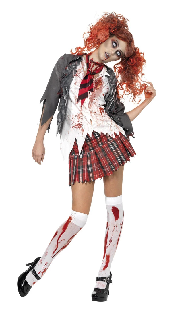 Smiffys Buy Zombie School Girl 1 Smiffys Buy Zombie School Girl
