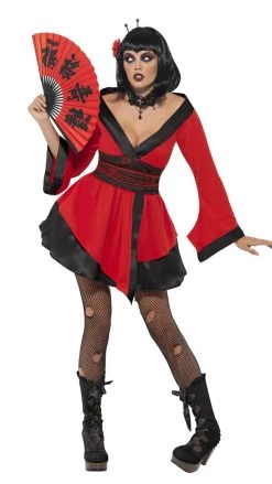 Smiffys Buy Gothic Geisha Buy Womens Costumes