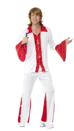 Smiffys Buy Mens Costumes Buy Super Trouper Guy ABBA
