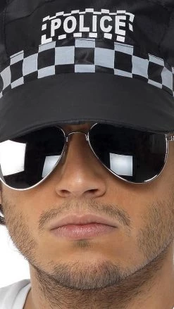 Smiffys New Products & Restocks Aviator Specs Silver Mirror