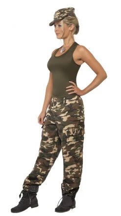 Smiffys Buy Khaki Camo Girl