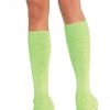 Leg Avenue Ribbed Leg Warmers Neon Green