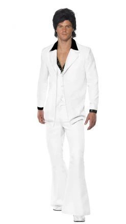Smiffys Buy 70s Fever White Buy Mens Costumes