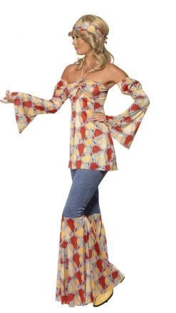 Smiffys Buy Vintage Hippy Buy Womens Costumes
