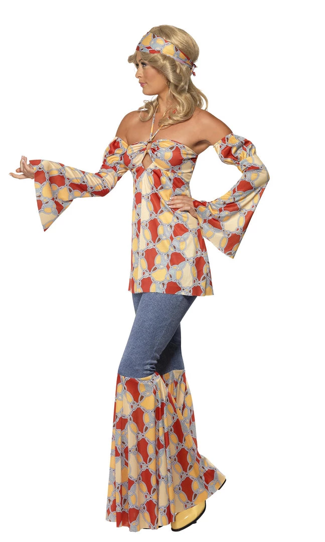 Smiffys Buy Vintage Hippy Buy Womens Costumes