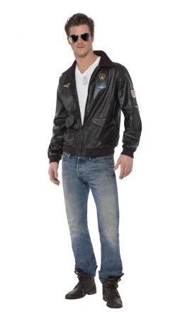 Smiffys Buy Bomber Jacket Top Gun