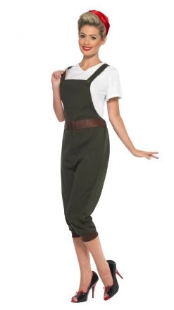 Smiffys Buy WW2 Land Girl Buy Womens Costumes