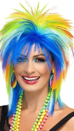 Smiffys Buy Rainbow Punk Wig