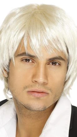 Smiffys Boy Band Wig Blond