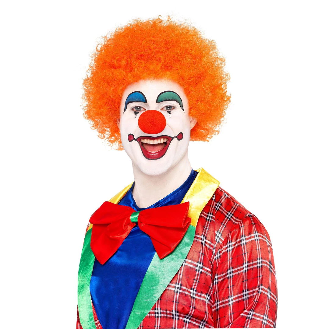 Smiffys Afro Or Clown Wig Orange
