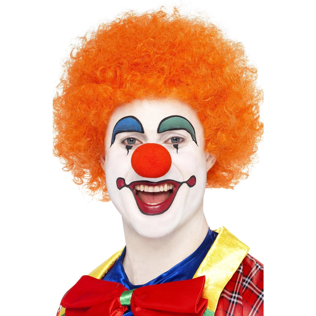 Smiffys Afro Or Clown Wig Orange
