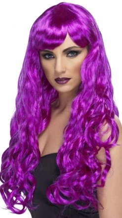 Smiffys Wigs Buy Desire Wig Purple