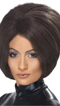 Smiffys Posh Power Wig Brown
