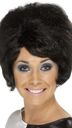 Smiffys Beehive Wig Black