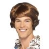 Smiffys Wigs Disco Mullet Light Brown