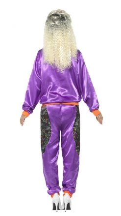 Smiffys Buy Womens Costumes Buy 80s Retro Shell Suit Purple