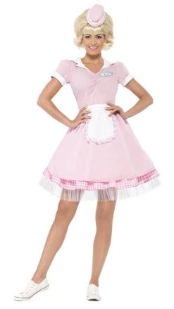 Smiffys Buy 50s Diner Girl Buy Womens Costumes