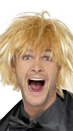 Smiffys 90s Messy Surfer Guy Wig Blond Wigs