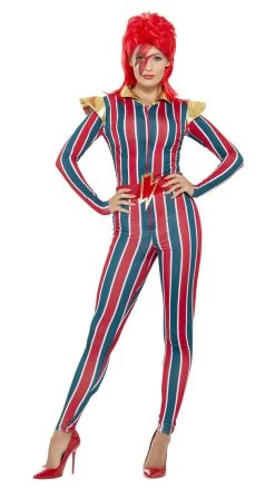 Smiffys Buy Miss Space Superstar David Bowie Buy Womens Costumes