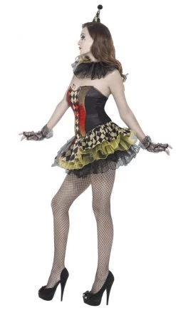 Smiffys Buy Crazy Zombie Clown Buy Womens Costumes
