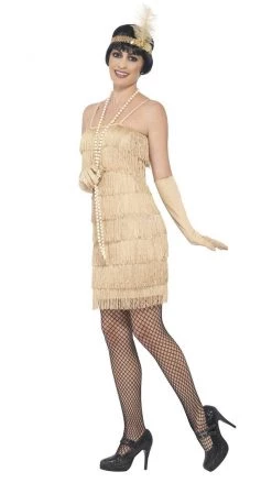 Smiffys Buy Womens Costumes Buy Fringe Flapper Short Gold 5 Smiffys Buy Womens Costumes Buy Fringe Flapper Short Gold