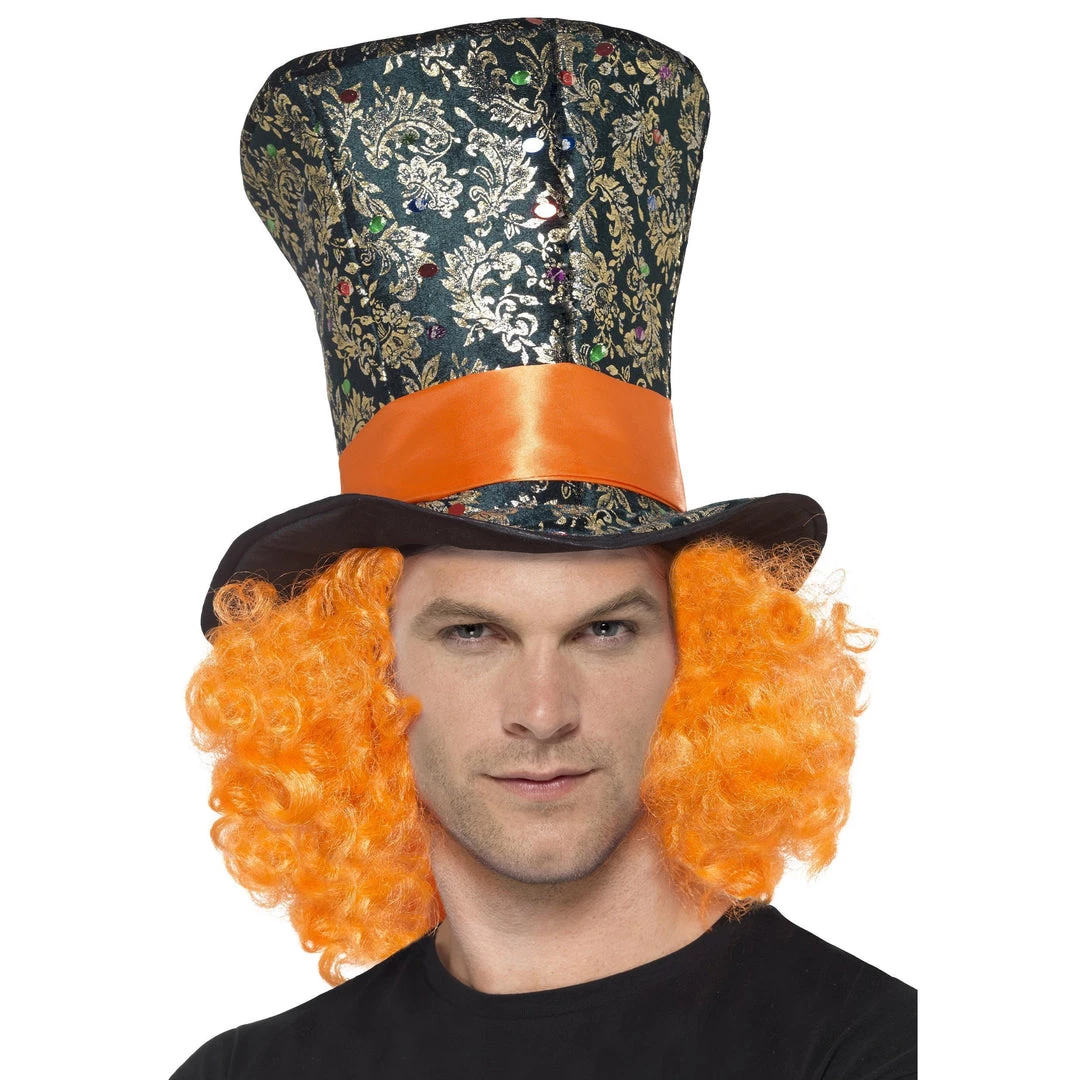 Smiffys Wigs Buy Crazy Top Hat 1 Smiffys Wigs Buy Crazy Top Hat