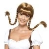 Smiffys Wigs Bavarian Babe Wig Honey Brown