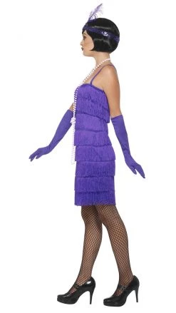 Smiffys Buy Womens Costumes Buy Fringe Flapper Short Purple 6 Smiffys Buy Womens Costumes Buy Fringe Flapper Short Purple