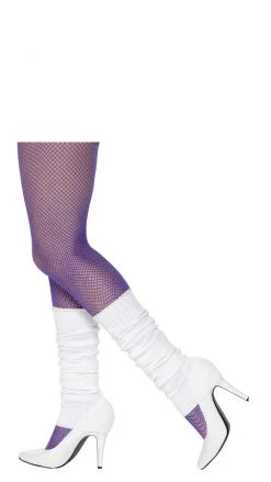 Smiffys Leg Warmers White Stockings & Tights