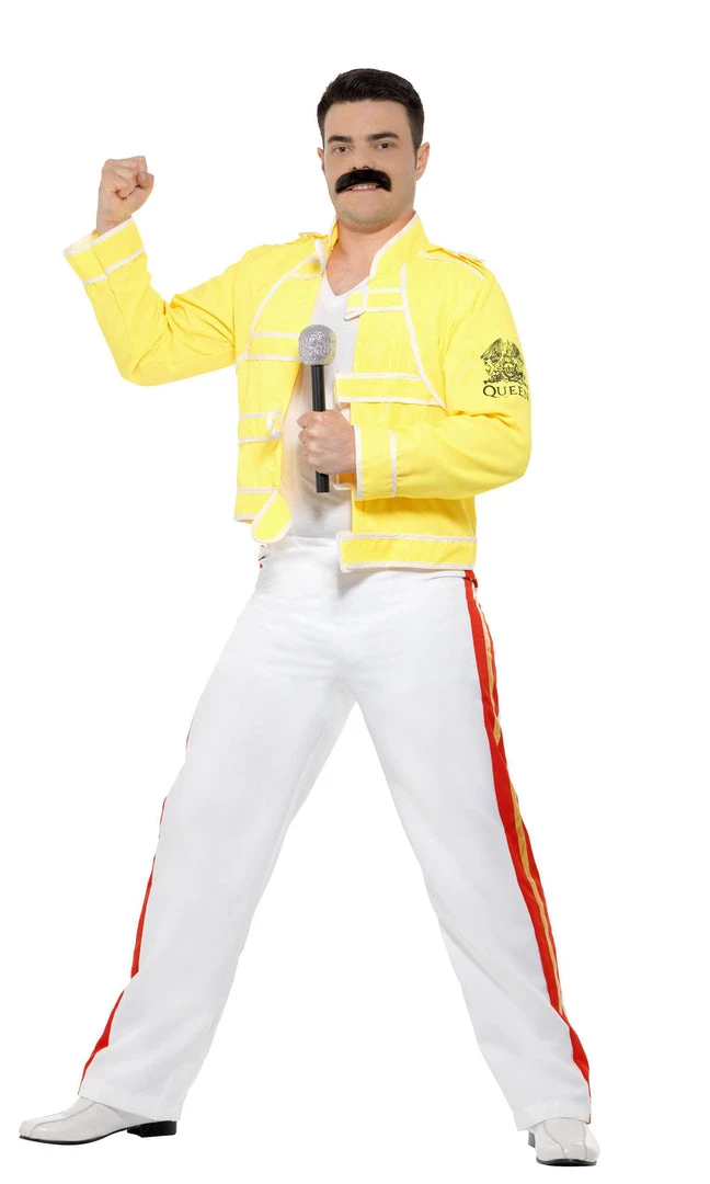 Smiffys Buy Rock Star Freddie Mercury Buy Mens Costumes 3 Smiffys Buy Rock Star Freddie Mercury Buy Mens Costumes