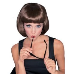Party Dudes Wigs Supermodel Wig Brown Bob