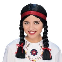 Party Dudes Native American Girl Wig