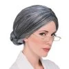 Party Dudes Old Lady Wig Grey Wigs