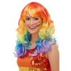 Smiffys Wigs Buy Rainbow Glam Wig Multi Coloured