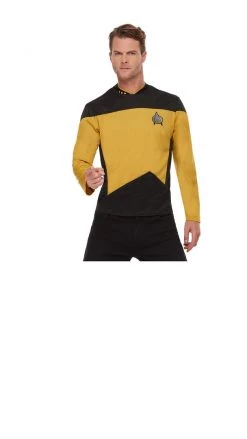 Smiffys Buy Mens Costumes Buy Star Trek Next Generation Operations Uniform Shirt